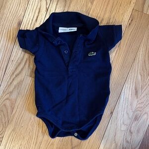 Lacoste for J.Crew Dark Blue Kids Polo Bodysuit - 1 year old